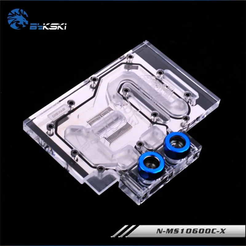 Водный блок Bykski N-MS1060OC-X GPU для MSI GTX1060 OC видеокарта с полным покрытием Водяной