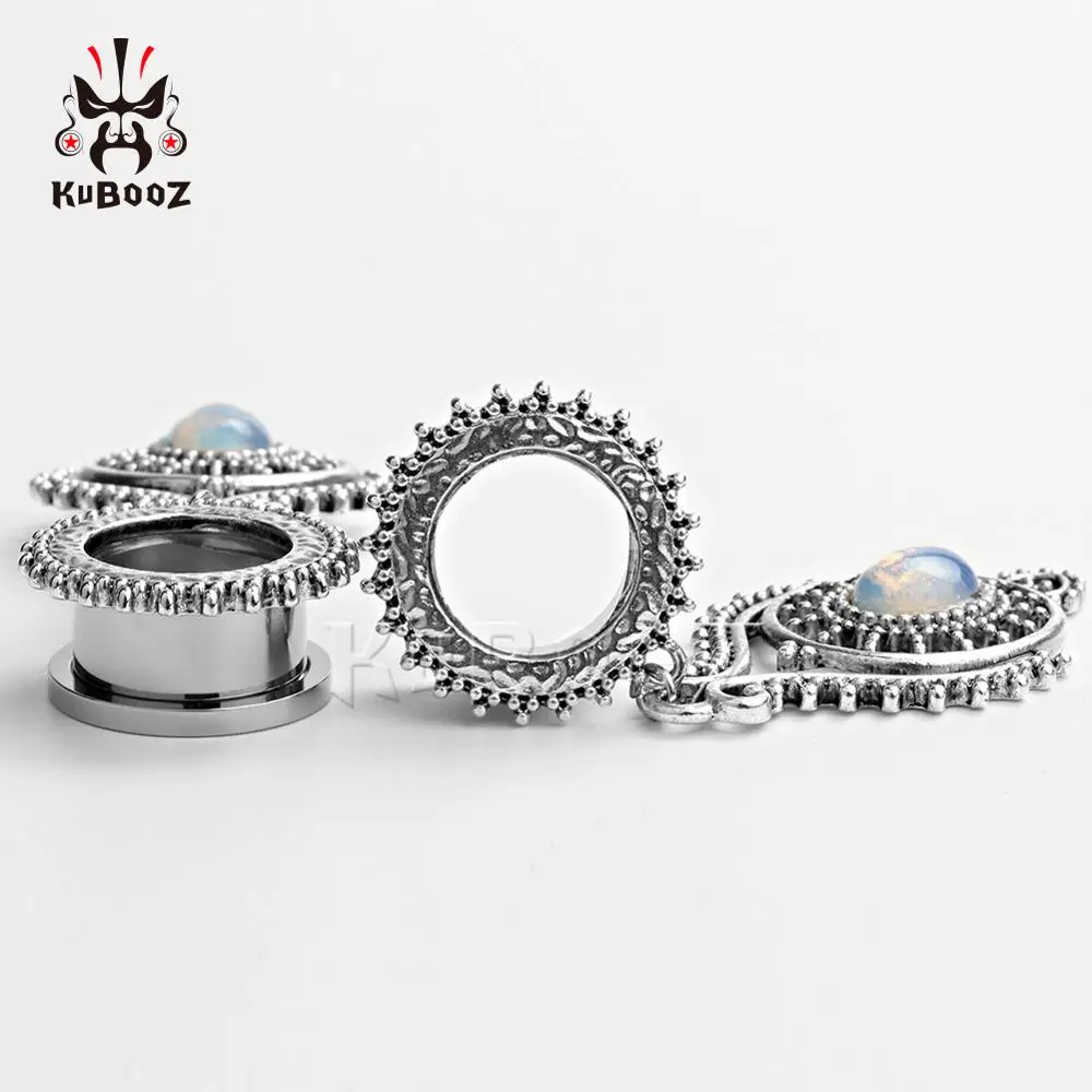 Серьги для пирсинга KUBOOZ серьги из нержавеющей стали с тоннелями украшения тела