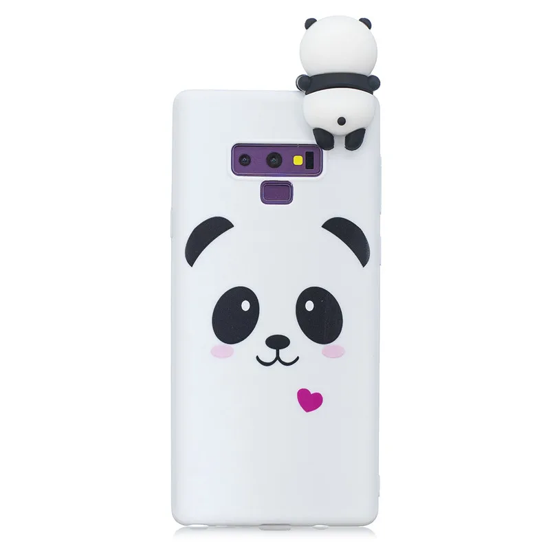 Чехол для Samsung S10 с 3D пандой Мягкая силиконовая задняя крышка Galaxy Note 9 8 S8 S9 Plus S6 S7 Edge