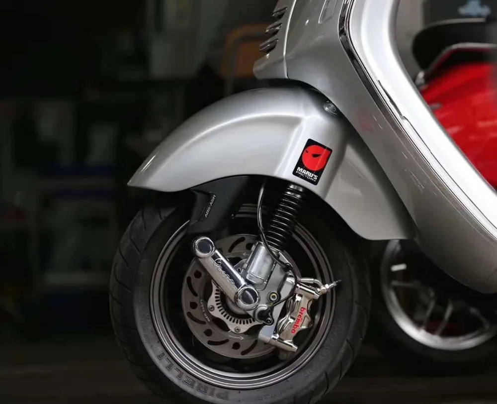Мотоцикл modifivation ЧПУ Алюминиевый сплав тормоза кронштейн суппорта для piaggio Vespa GTS GTV 300 946 100 мм тормоз Кронштейн суппорта
