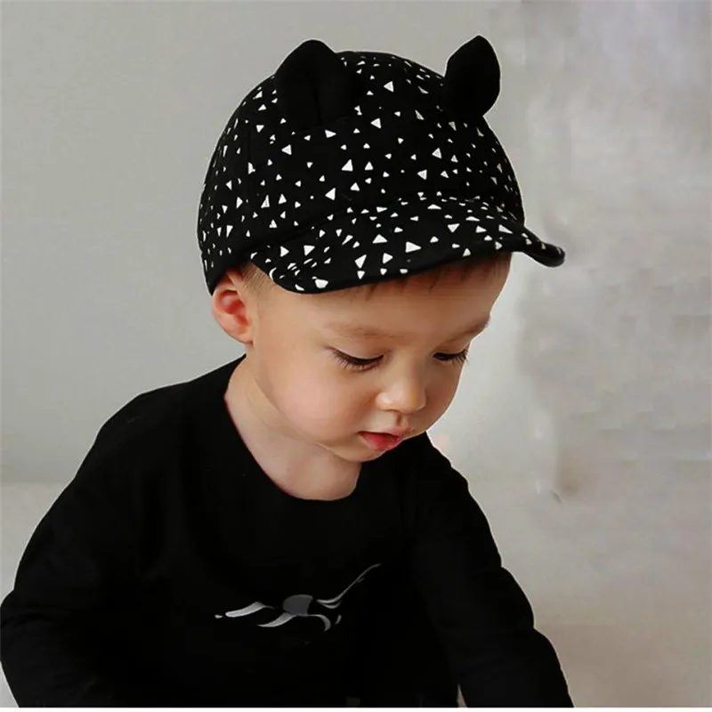 wholesale drop shipping Kids Baby Beret Kitten Visor Baseball Cap Casquette Cotton Peaked Hat baby beanie 2018 PYMAY16 | Детская одежда