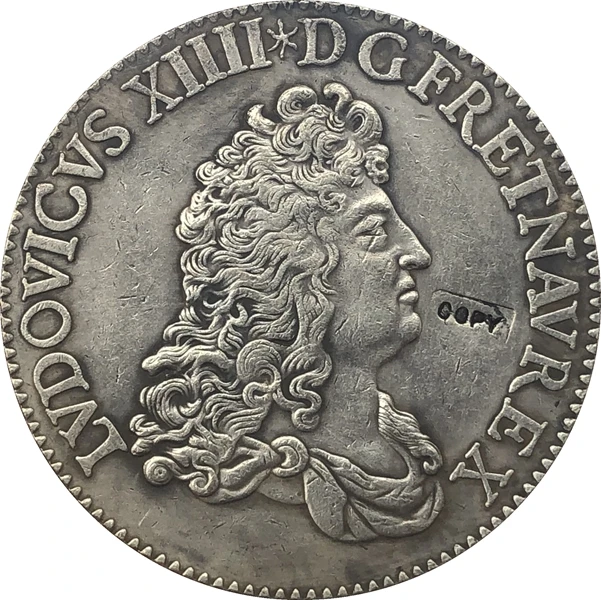 Копия монет Люис 14 Франция 1 ЭБУ 1686|coin copy|coin coinscoin france |