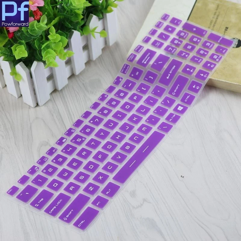 purple Чехол для клавиатуры ноутбука протектор для MSI GL62M GL63 GP62M GP63 GE62 GE63VR PE62 GS63VR WS63VR, MSI GP72 GS72 GS73VR GL72M GT72 - Цвет: purple
