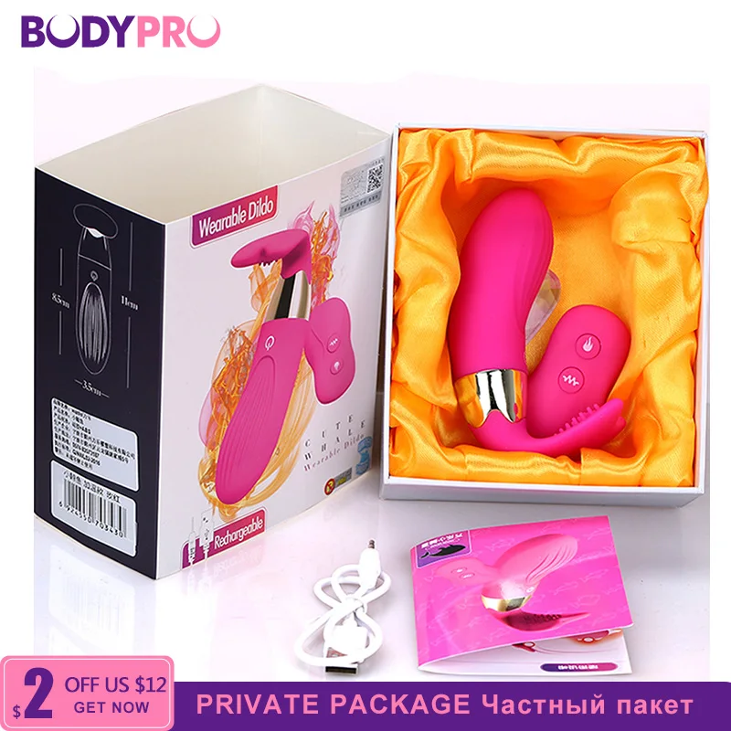 Женский вагинальный Массажер BODYPRO вибратор для стимуляции точки G и клитора