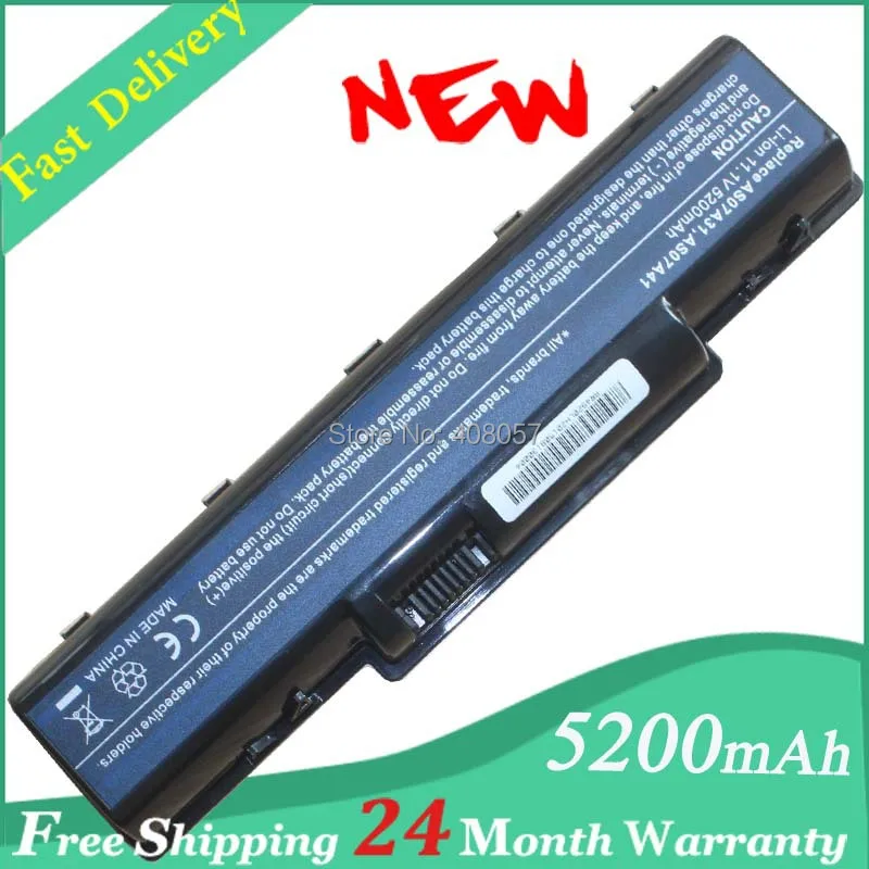 Аккумулятор 5200 мАч для ноутбуков Acer Aspire 4937 4937G 5235 5236 5241 5334 5335Z 5335 5338 5535 5536G 5536 5732Z 5732ZG