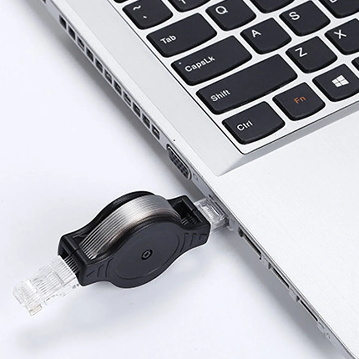 Выдвижной Ethernet-Кабель LAN RJ45 Интернет-сеть черный Соединительный кабель для