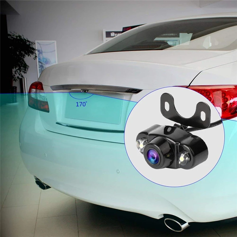 YuanTing IR, ночное видение, водонепроницаемая, CMOS, 170 градусов, HD, автомобильная, заднего вида, резервная, парковочная камера, DC 12 В, для TFT lcd монитора