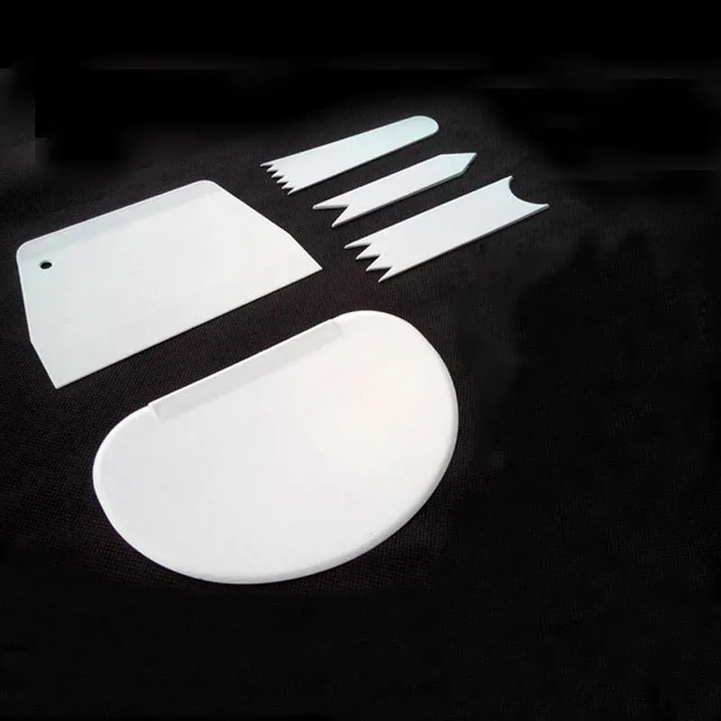 5 шт./компл. пластиковый скребок для торта лопатка резак теста