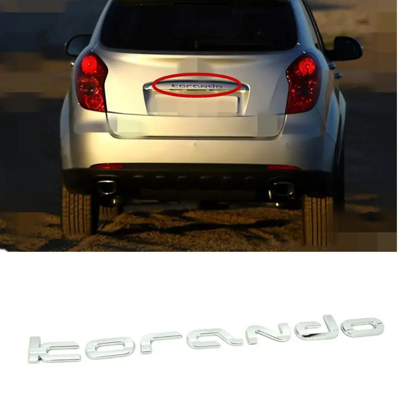 Подлинная Задняя Крышка багажника Логотип Эмблема Для Ssangyong New Actyon Korando C 2010 +