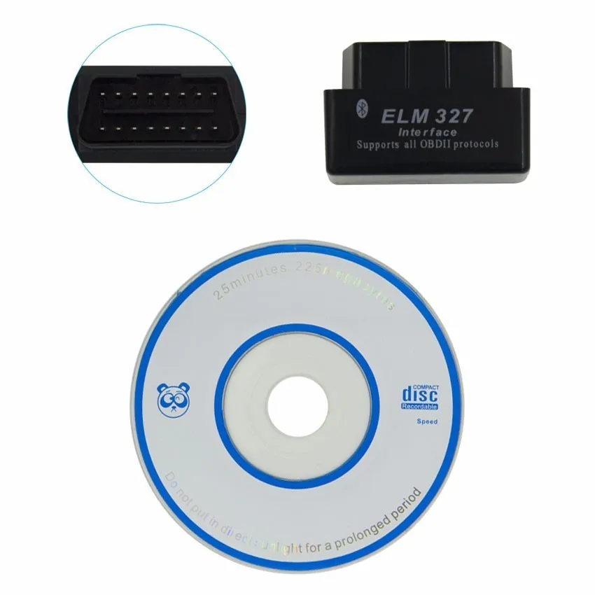 Диагностический сканер автомобильных кодов ELM327 V2.1 компактный диагностический