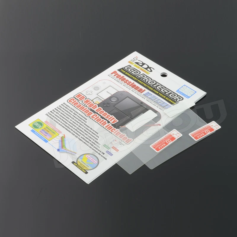 Professional Anti-Glare HD LCD Screen Protector for Nintendo 2DS Top + Bottom Seal Film With Cleaning Cloth Inclued | Электроника