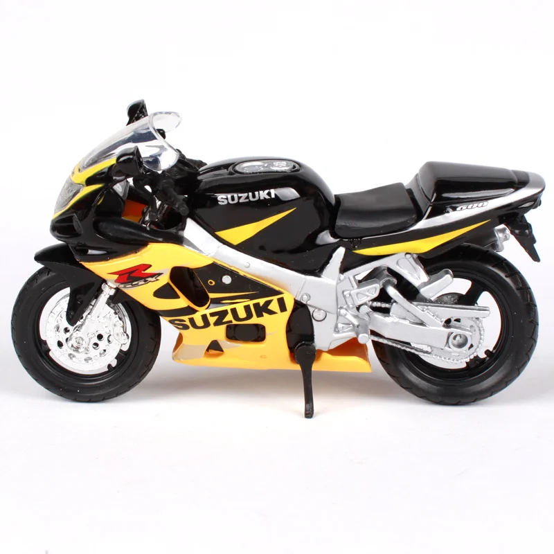 Мотоциклетный велосипед MAISTO 1:18 SUZUKI GSX R600 модель под давлением игрушка новинка в