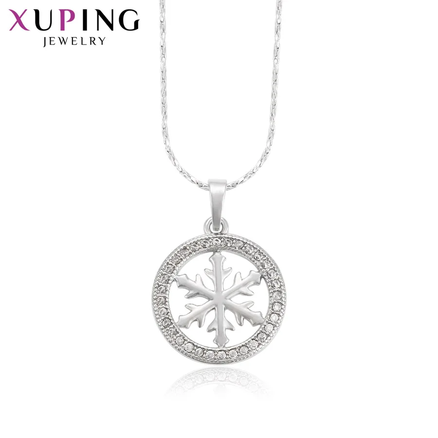 Xuping модная подвеска в виде простой снежинки женская бижутерия подарок на день