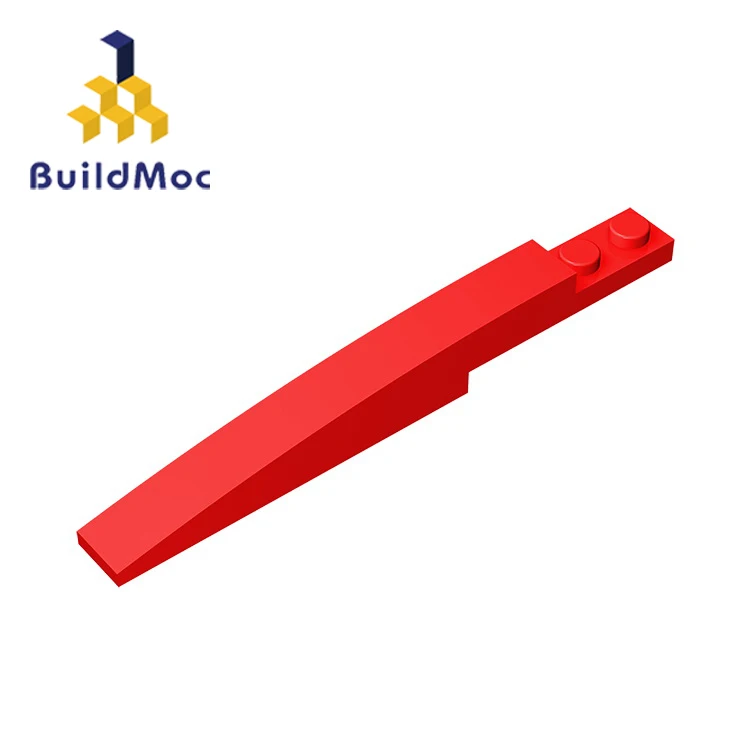 BuildMOC 13731 85970 1x10 изогнутый кирпич строительные блоки детали сделай сам развивающие