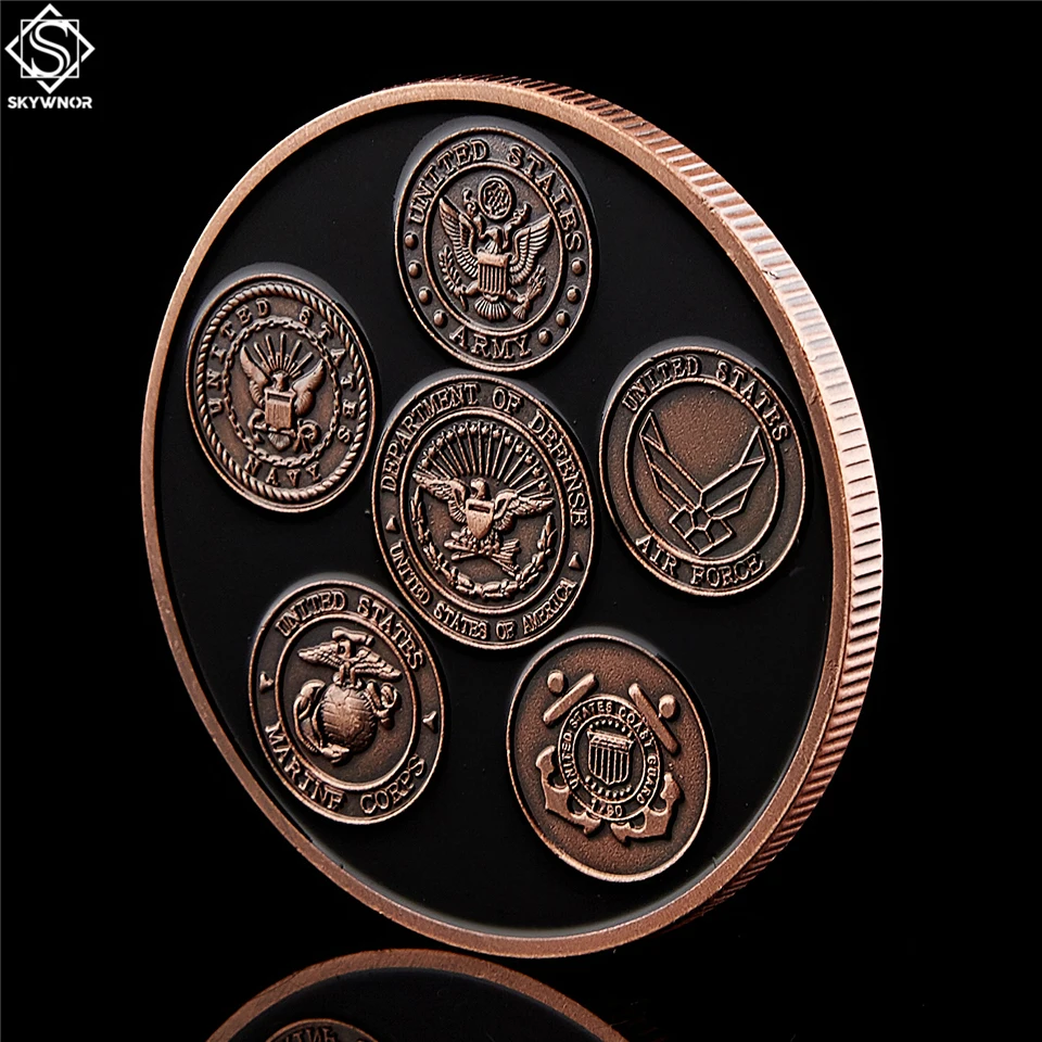 5 шт. США Военная армия флот USMC USAF USCG управление обороны обслуживание по всему