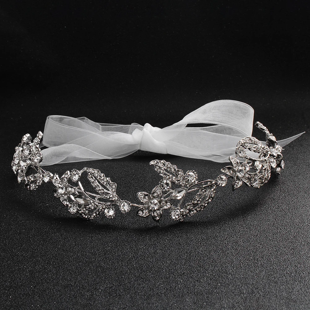 Модные женские свадебные аксессуары для волос ручной работы Стразы выпускного