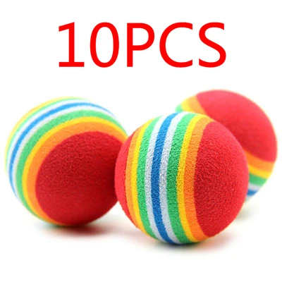 10pcs 5/10/20 штук смешная игрушка для питомца маленькая собака игрушки 3,5 см; доступны все цвета радуги игровые шарики жевательные игрушки для домашних животных продукты Шары Интерактивные материалы - Цвет: 10pcs