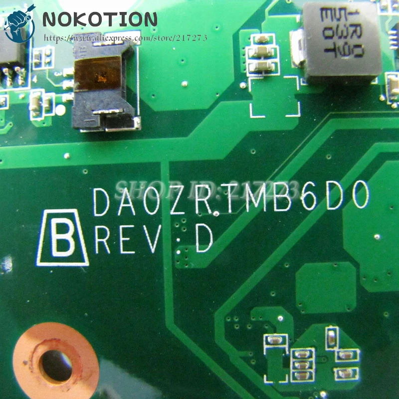 NOKOTION DA0ZRTMB6D0 основная плата для acer aspire E5-573G Материнская плата ноутбука SR23W I7-5500U процессор на плате