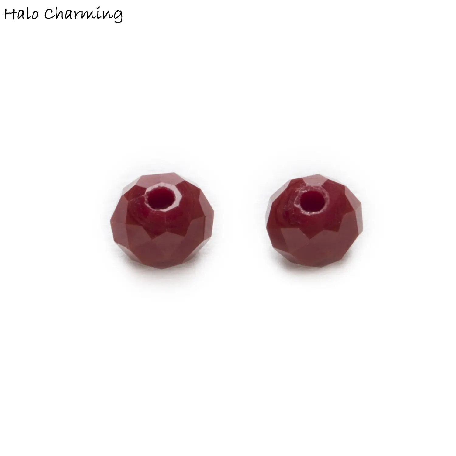 Бусины из темно красного хрустального стекла с гранями 4 8 мм 50 шт.|faceted beads|beads diybeads