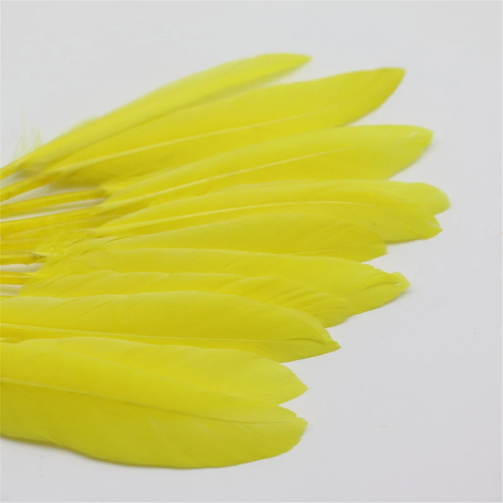 goose duck feathers yellow home celebrity decoration 3-5 Inch(7-13cm) Performance apparel Indian headdress | Дом и сад