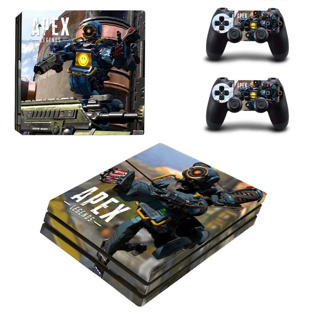 YSP4P-3299 Наклейка Vinilo PS4 Pro Skin Apex legends Play station 4 Pro sticker s для консоли sony PlayStation 4 Pro и контроллера Skins - Цвет: YSP4P-3299