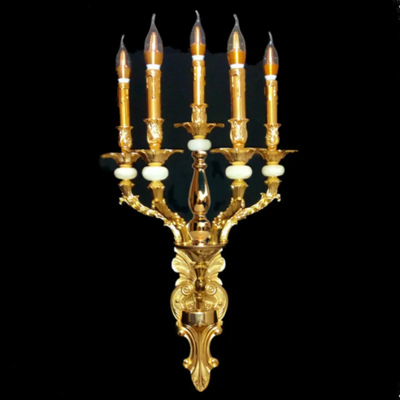 5 рычажное большое настенное бра для помещений зеркальное освещение гостиной