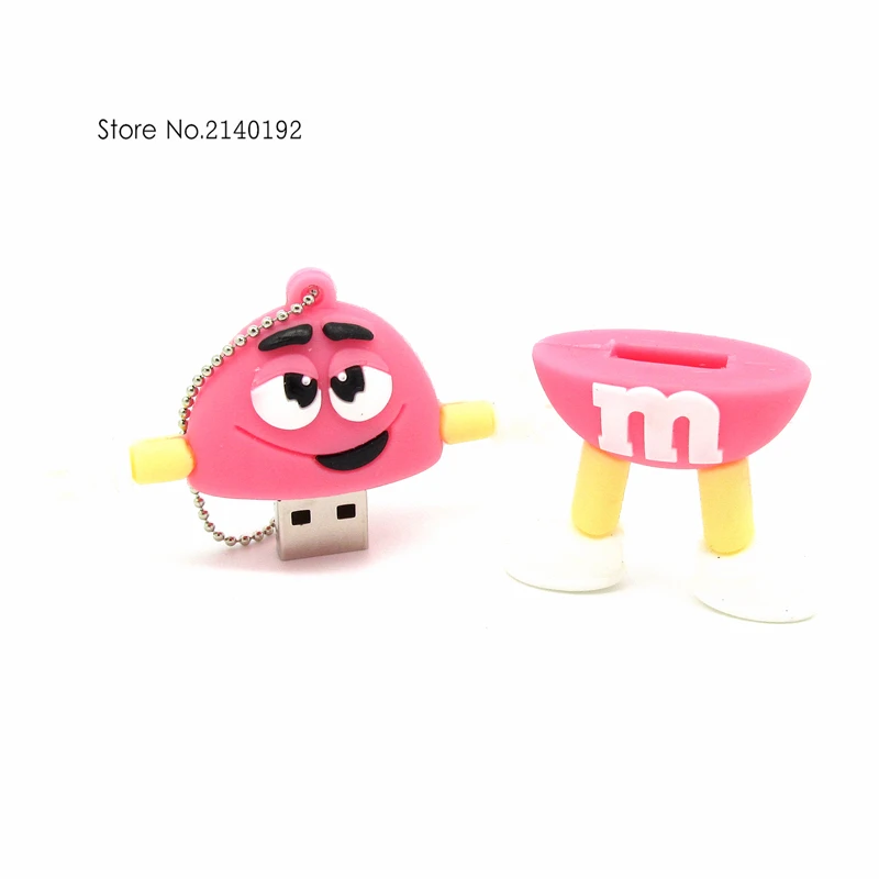 Usb флеш накопитель M &amp M's Chocolate Bean 4 ГБ 8 16 32 ГБ|u disk|usb flash drive 4gbflash |