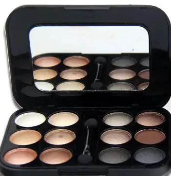 Novo тени для век pallete дымчатый макияж мерцающий матовый блеск Корейская Палитра кистей для век Зеркало 12 цветов Тени для век 18 г/шт - Цвет: 5