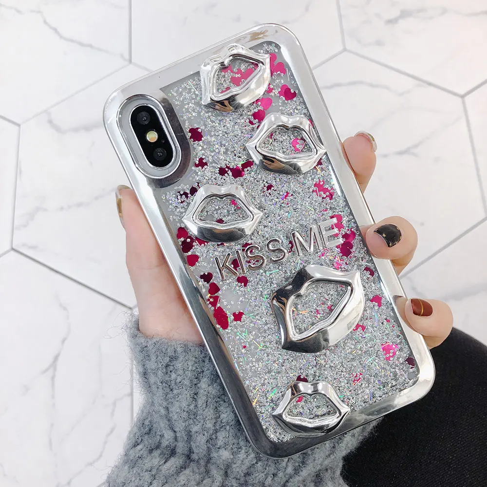 Чехол из мягкого ТПУ с покрытием для iphone X 5 S SE 6 6s 7 8 plus чехлы телефона 3D рисунком