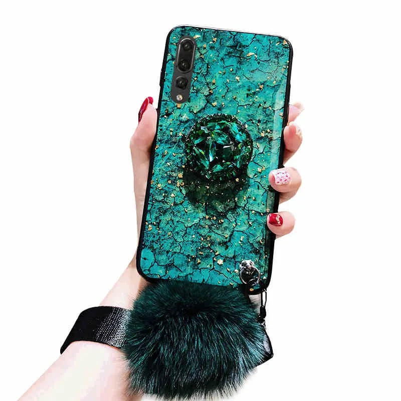 Для Huawei P30 Pro Чехол подставка Hodelr Mate 10 20 P20 Мягкий элегантный Алмазный чехол для P10