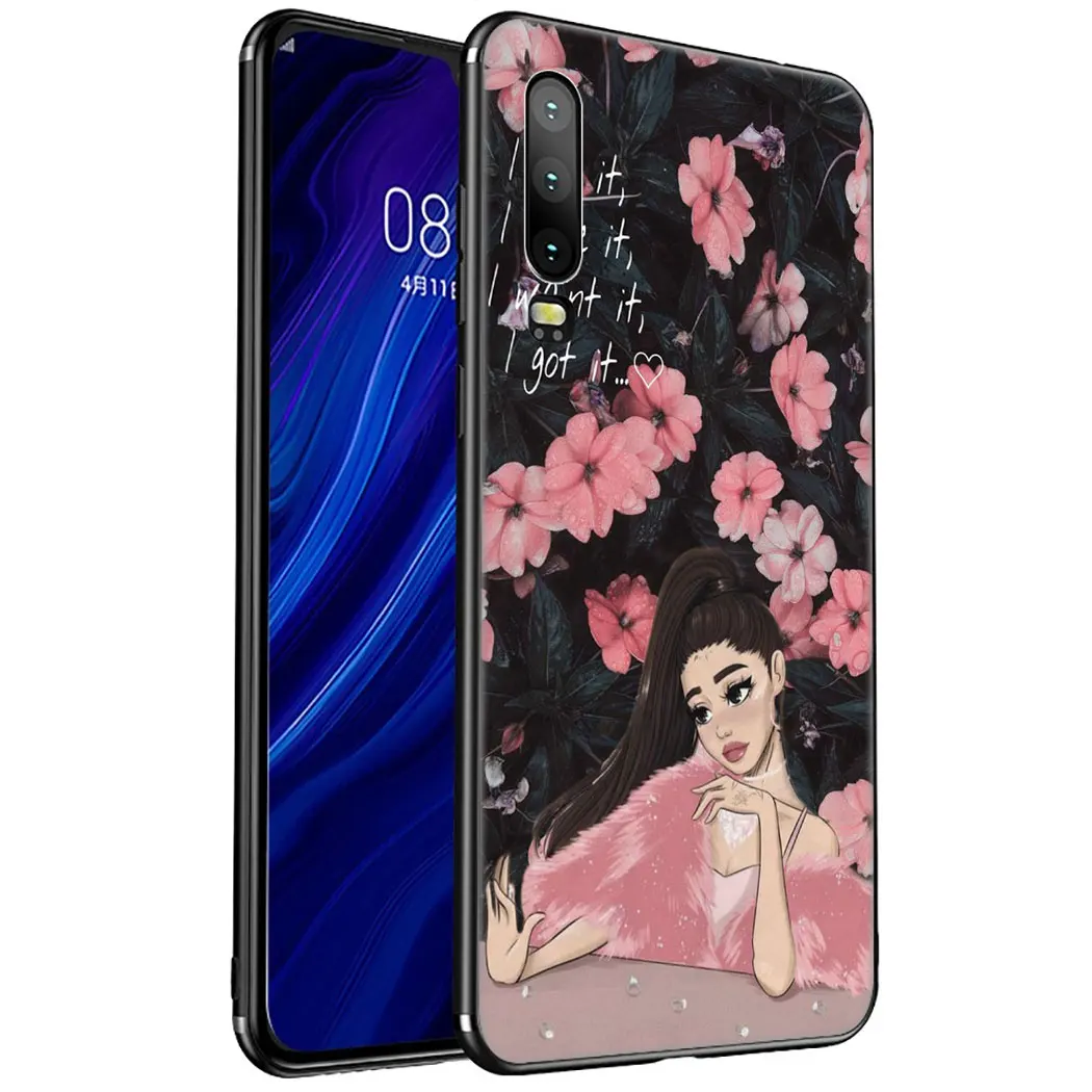 IYICAO Ariana Grande Soft Silicone Case for Huawei P Smart P30 P20 P10 Lite Pro Phone |