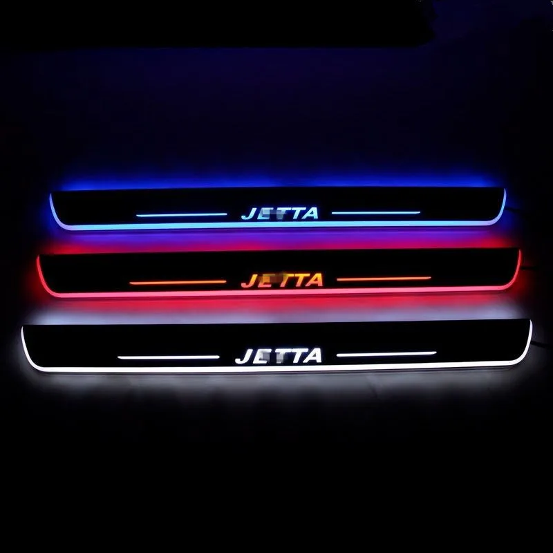 custom Accessories FIT FOR Volkswagen vw Jetta 2013-2015 LED Door Scuff Sill Plate Cover Trim light | Автомобили и мотоциклы