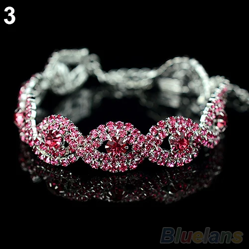 Модные браслеты с австрийскими кристаллами двойная плетеная цепочка стразы для