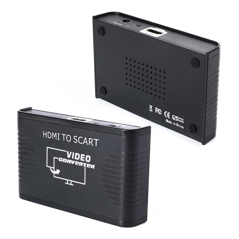 1080P HD HDMI в Scart конвертер вход + выход аудио сплиттер адаптер для Blue Ray DVD STB SKY