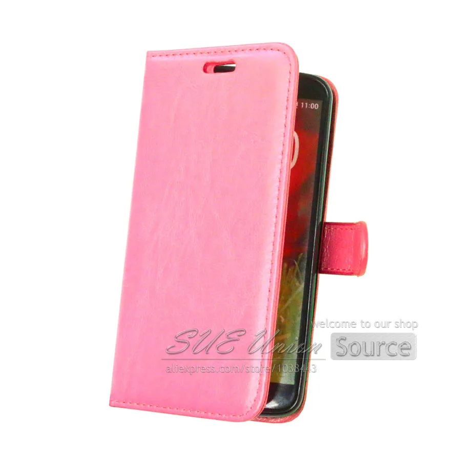 pink Кожаный чехол с откидной крышкой для LG G2 Optimus D801 F320 D802 VS980 F340L LS980 LS980S, кошелек с подставкой, держатель для карт, чехол Fundas Coque - Цвет: pink