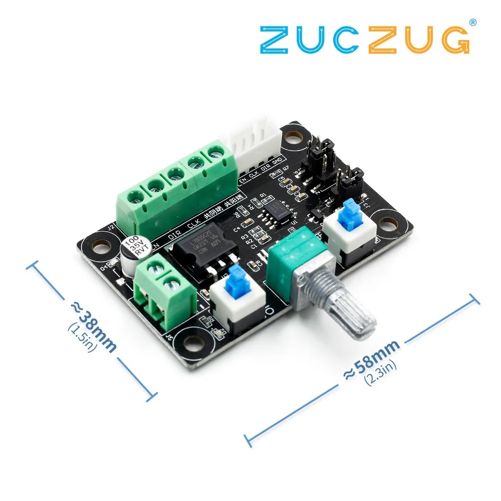DC 12V 24V Генератор импульсных сигналов для шагового двигателя контроллер скорости