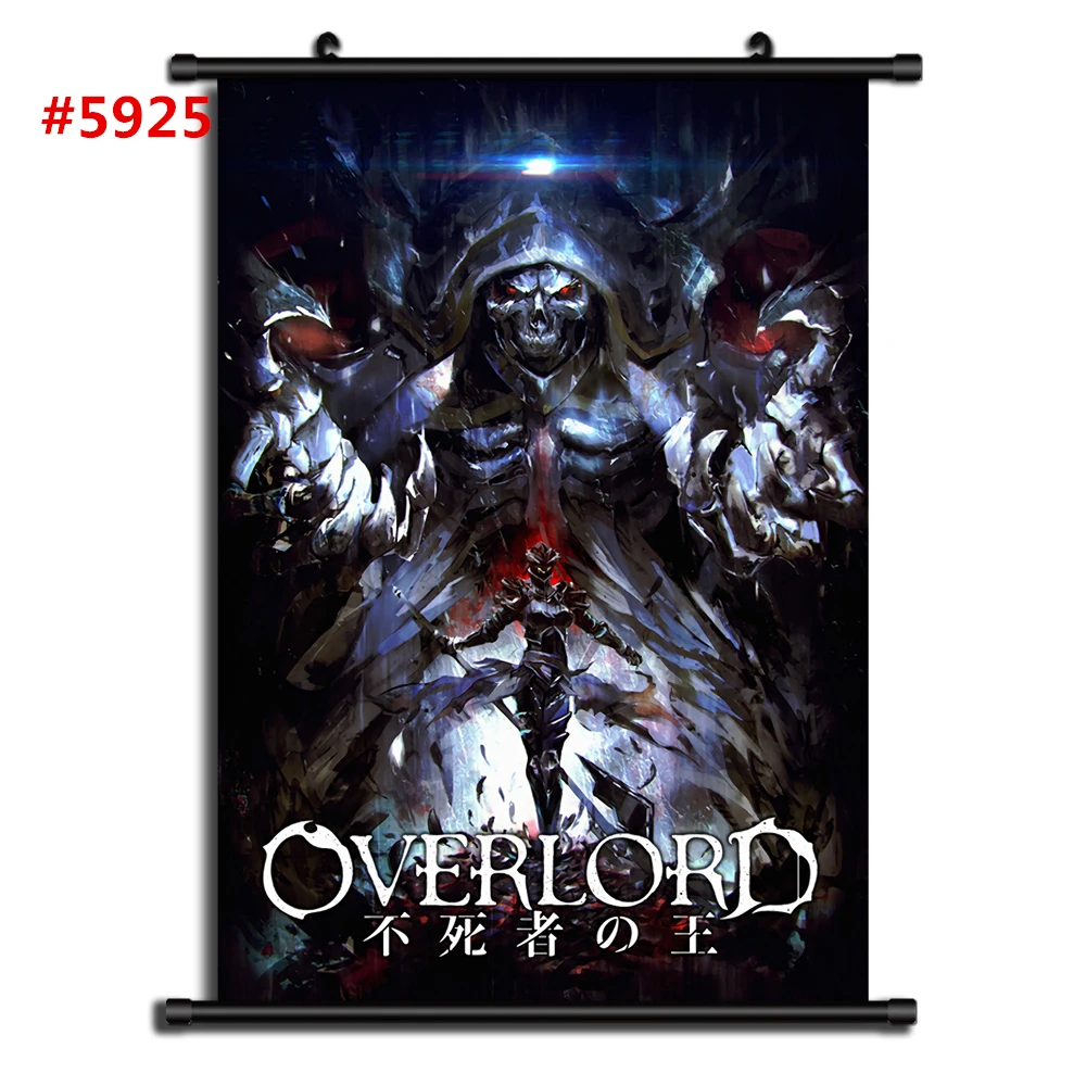 5925 Overlord Anime Manga Wall Poster Scroll Home Decoration Wall Art - Цвет: 5925