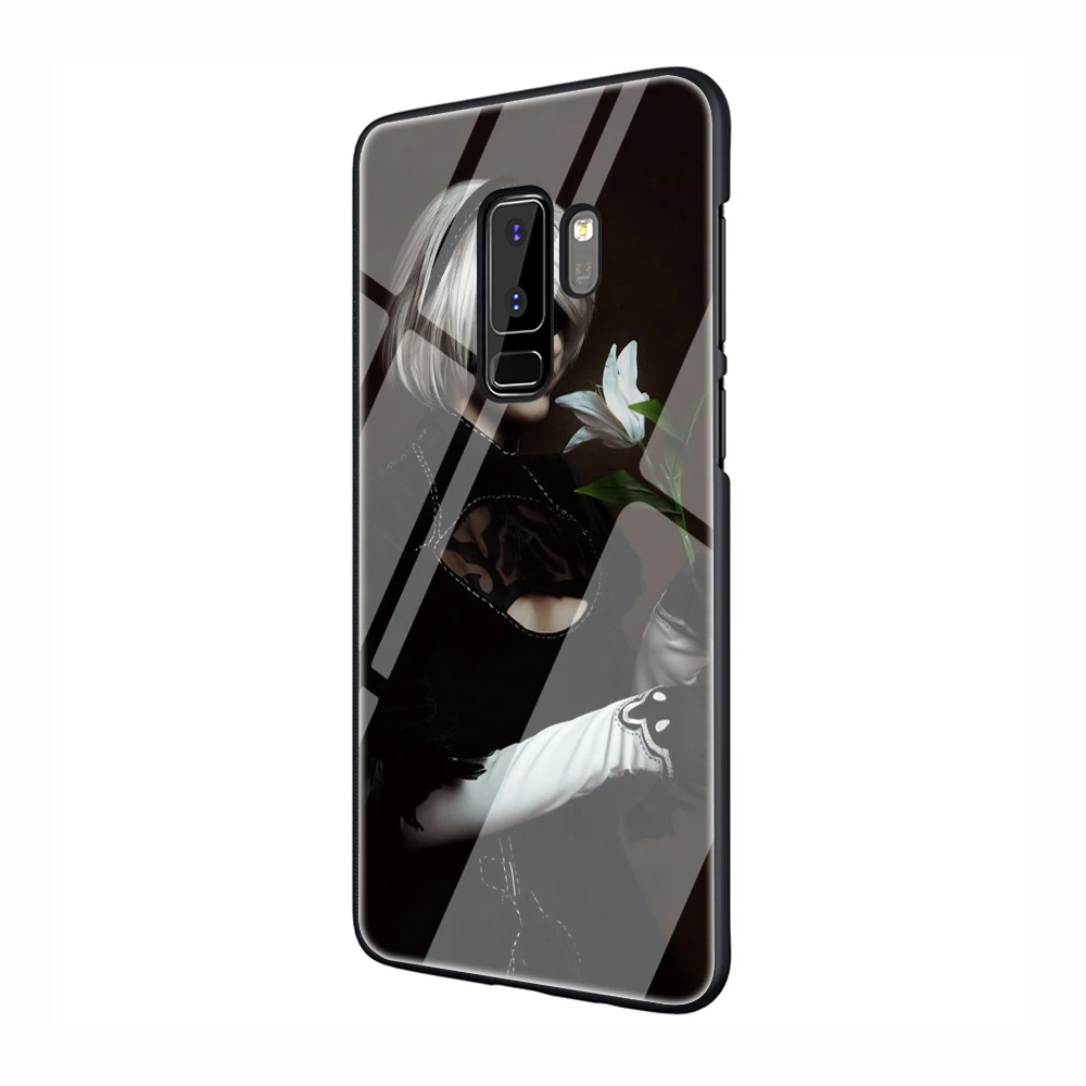 НИР автоматов закаленное Стекло чехол для телефона чехол для samsung Galaxy S7 край S8 9 10, 8, 9, 10, плюс A10 20 30 40 50 60 70 - Цвет: G12