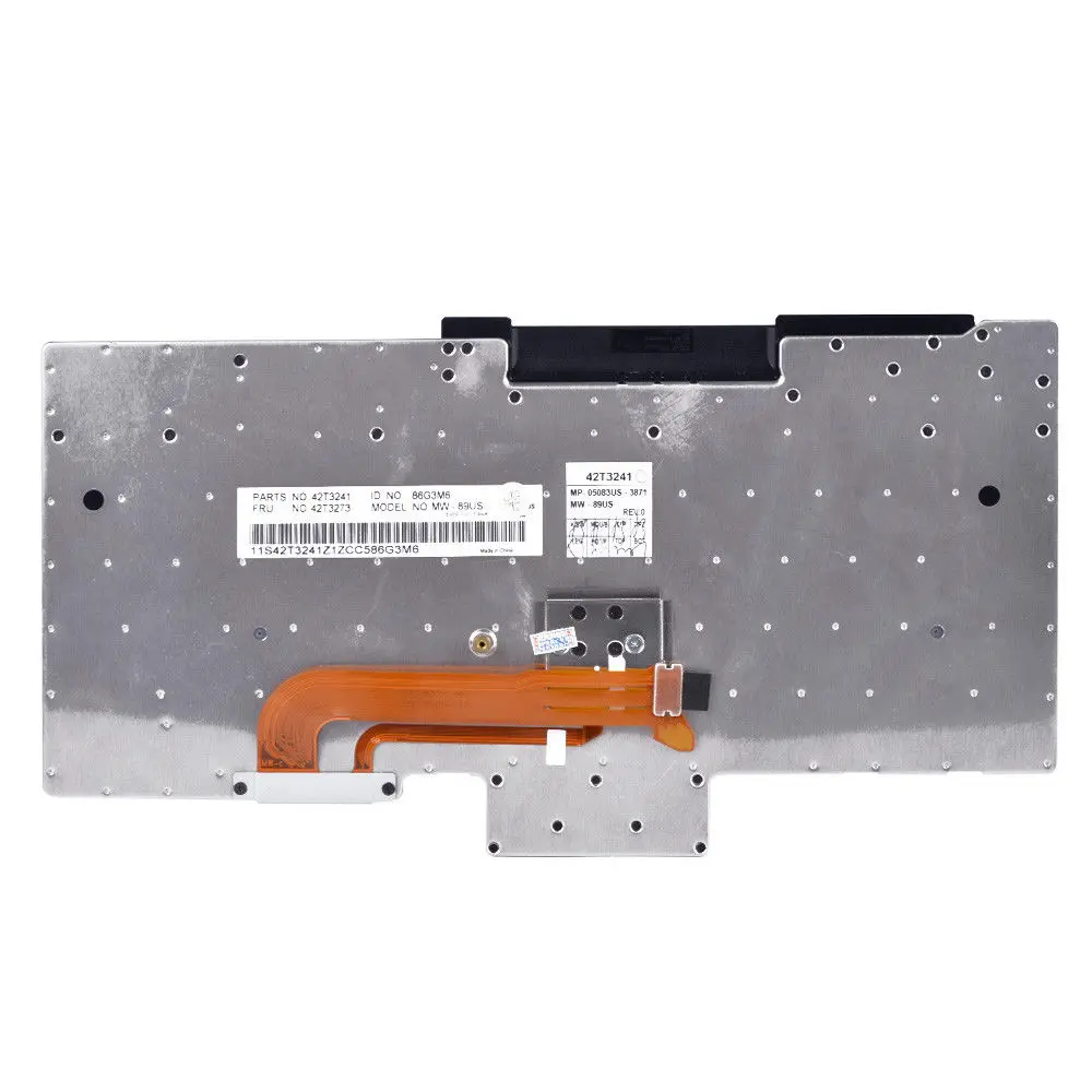 Клавиатура США для IBM Lenovo Thinkpad T400 T60 T61 R61 Z61 R400 T500 R500 (art.: 7b01663e4) - 7b01663e4