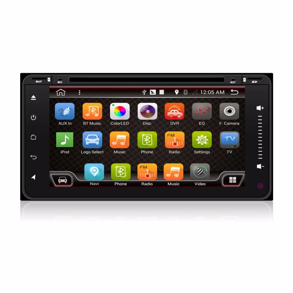2 Din dvd-радио стерео видео плеер Android для Toyota 200*100 gps Hilux VIOS Camry corolla Прадо RAV4 Prado |
