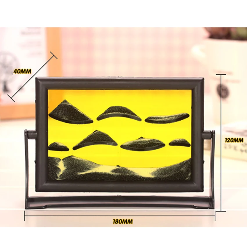 Песочные часы с 3D рисунком цветные песочные в виде пейзажа для дома и офиса