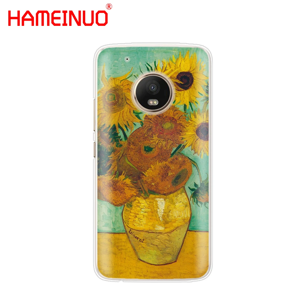 HAMEINUO Van Gogh Звездная ночь чехол для телефона Motorola Moto X4 E4 C G6 G5 G5S G4 Z2 Z3 PLAY PLUS|Бамперы| |