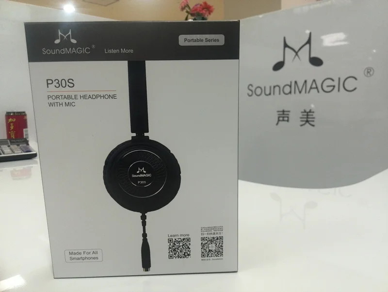 Портативные наушники SoundMAGIC P30S с закрытой задней крышкой со сменным кабелем и