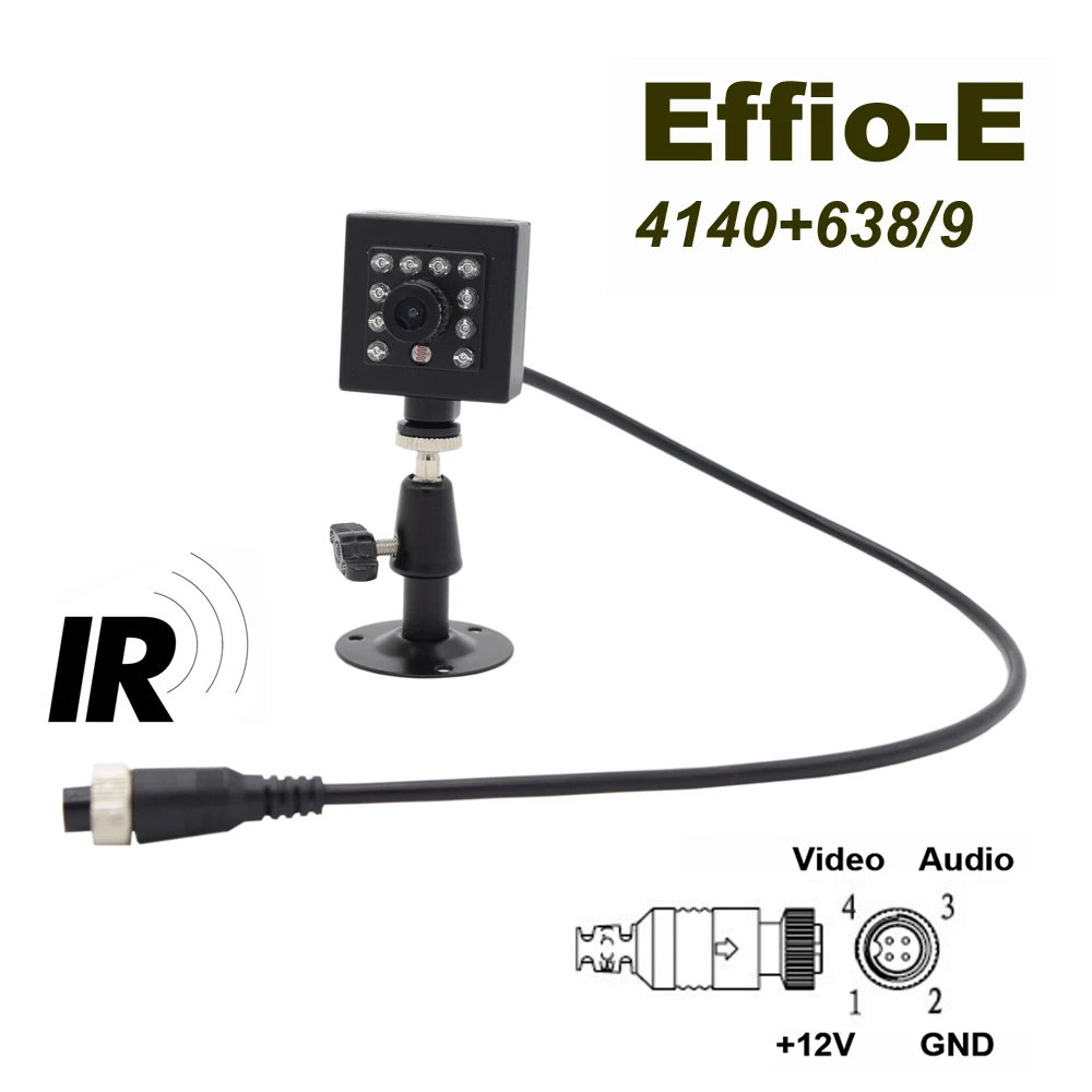 HQCAM Effio E Sony CCD 600TVL WDR 0.001Lux ночного видения 10 шт. 940nm ИК LED безопасности Крытый мини ccd