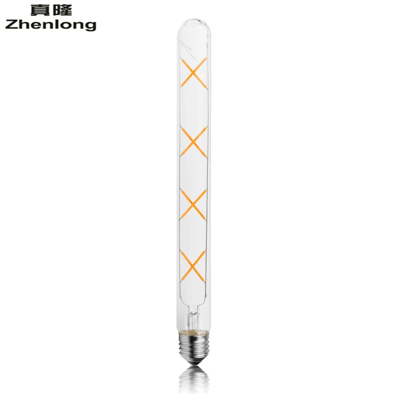 Зенлонг AC85 265V E27 3W 4W 6W 8W T30 Винтаж Edison COB светодиодный нити светильник в стиле ретро