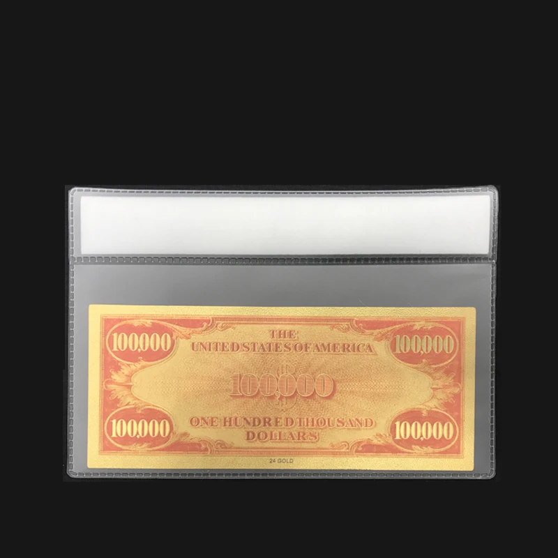Хорошие товары для американских золотых банкнот 100 000 долларов банкноты в 24k