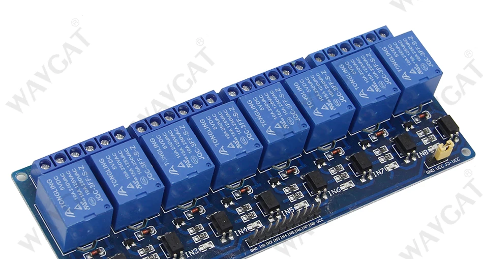 WAVGAT 5V 12V 1 2 4 6 8 канальный релейный модуль с оптроном. Релейный выход 1 2 4 6 8 способ релейный модуль для arduino