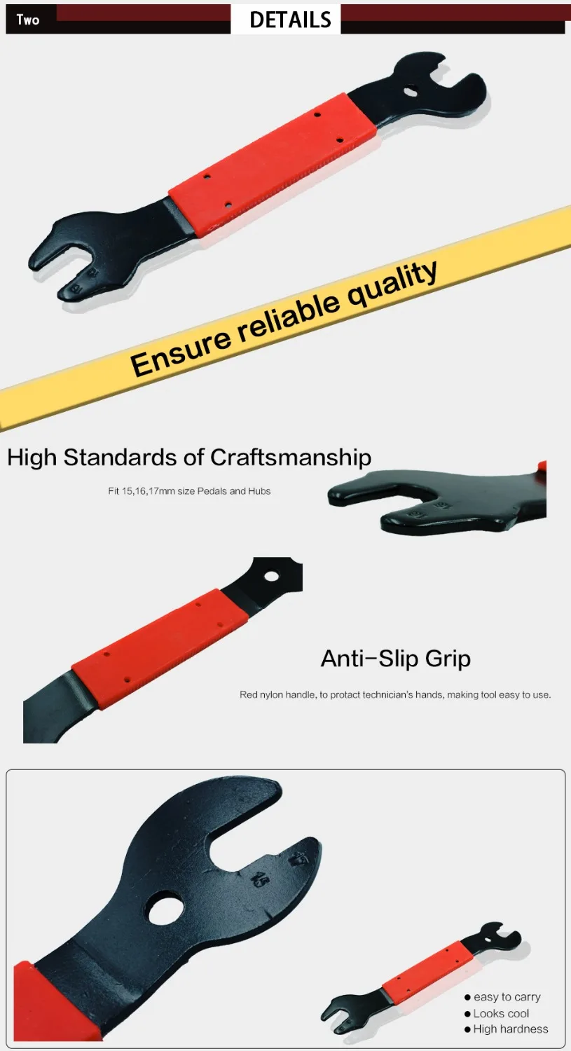 Инструмент для ремонта велосипеда Педальный ключ инструмент установки и снятия