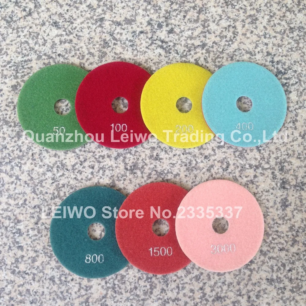 Гранитная полировальная площадка 5 дюймов влажные Алмазные полировальные