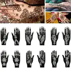 Шаблоны для татуировок рукиноги индийская хна трафареты для Временной Татуировки, набор для рук, ног, ног боди-арт наклейки, тела, пай